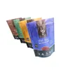 Custom Standing up Coffee Packing Bags Smellproof Reusable Color Printed Personalized Logo Food Pouches Zipper Seal at Top