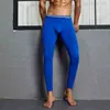 SEOBEAN Autumn and winter Men's sexy cotton colorful Long johns Low Rise Thermal Underpants 211108