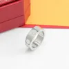 High quality designer stainless steel Band Rings fashion jewelry men's wedding promise ring women's gifts303E