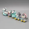 10ピース/ロットCS楽しい小さなペンギン人形キーホルダークリエイティブ漫画小動物学生バッグアクセサリーペンダント活動小物