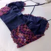 Set reggiseno francese con fibbia anteriore in pizzo retrò, bralette senza filo, set di biancheria intima da donna ultrasottile, biancheria intima da donna con retro bellezza 211217