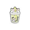 Cartoon Brosch Cub Bubble Tea Modeling Brosches Lovely Originality Lacquer Badge Accessories 2ZB Y2