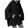 Kvinnors Tröjor Kvinnor Street Suhara Style Sweater Jacket Plus Size Splice Långärmad Sweatshirt Pocket Loose Hooded Chaqueta