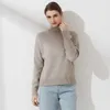 Wixra Women Turtleneck Sweater Autumn Winter Thick Long Sleeve High-Collar Pull Jumper Loose Warm Femme Top 210806