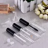 2021 3ml herbruikbare lege mascara tube eyeliner fles lip glanzend buizen injectieflacons containers met toverstanden borstels en rubberen inzetstuk