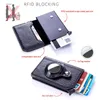 Wallets Men Women Card Cover Anti-deft Smart Wallet Tracking Device Slim RFID-houder voor Air Tag2217