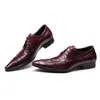 Italienische Mode Handmade Herren Echtes Krokodil Leder Schuhe Business Kleid Anzug Männer Schuh Zapatos Mujer Beste Geschenke für Männer H24