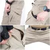 Plus Size 5XL Pantaloni tattici militari Pantaloni cargo impermeabili Pantaloni da combattimento SWAT Army traspiranti Pantaloni da lavoro Drop 210715