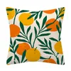 Feuille de palmier tropical Art abstrait taie d'oreiller plante impression taie d'oreiller mode décoration de la maison canapé housse de coussin 45*45cm T500973