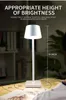 Home Decor Outdoor Portable USB Rechargeable Cordless Table Lamp Touching Control Dimmable Desk LED Lamp Small Night Light SEAWAY RRF12727