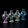 Beracky Roken Lichtgevende Glazen Bubble Carb Cap 25mmOD Gekleurde Heady Caps voor Afgeschuinde Rand Quartz Banger Nagels Water Bongs Pijpen Dab Rigs