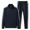 Heren Sets Polyester Sweatshirt Sporting Katoen Gyms Springjas + Broek Casual Heren Trainingspakken Sportkleding Fitness Ropa Hombre 2111103