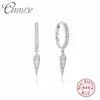 Stud CANNER Mode Punk Boucles d'oreilles pour femmes 100% 925 Sterling Silver Mini Zircon Rivet Pendentif Pour Femmes Oorbellen Brinco