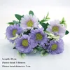 Ghirlande di fiori decorativi viola 1 pz tutti i tipi di bella peonia artificiale rosa gerbera margherita fiore di seta giardino domestico fai da te Pa1115890