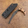 Magic Portable Mini Claw Knife Fixed D2 Blade Aviation Aluminium Handle with Scabbard utomhus självförsvar EDC Tool1778882