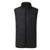 Hommes en plein air USB infrarouge gilet de chauffage veste d'hiver gilet chauffant électrique pour la randonnée sportive surdimensionné 5XL 210925