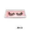 3D Faux Mink Lashes Fluffy Soft Wispy Natural Cross Eyelash Extension Reusable False Eyelashes 10 pairs