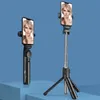 Monopods Bluetooth-Compatible Selfie Stick Phone for Tripod Holder Handle Retractable Portable Multifunctional Tripod