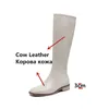 Side Zipper Slim Long Shoes Woman Heels Fall Winter Thick Women's Boots Office Lady Riding Equestrian 210528