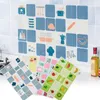 Wall Stickers Kitchen Decoration Oil-proof And Resistant Self-adhesive Wallpaper Decorative Film Home