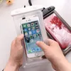 Clear Waterproof Dry Pouch Case PVC Protective Mobile Phone Bag Swimming Touch Screen Floating Air Bag For Mobile Phone Camera H264OVL