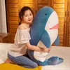 Jätte djur haj plysch leksak super mjuk stor tecknad whale docka flicka sova kudde för pojke presentdekoration 47inch 120cm dy50956