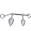 Chastity Belt Rope Hook Butt Plug For Women Locking Anal Sex Toy Female Anals Vagina Double Ball Plugs