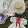 Dziewczyna Summer Dress Baby Girl Powrót z Bowtie Polka Dot Princess Kids Es dla dziewcząt 210702