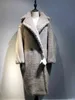 Kadın Ceket Teddy Bear Kürk ALPACA Yün Gevşek S Kış Sıcak Kalınlaşmak Klasik Kırmızı 211122