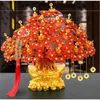 Feng Shui Money Lucky Rich Tree Craft Natural Crystal Office Creative Home Room Decor T200331 256 S2