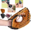 Sporty na zewnątrz Baseball Rękawiczki Softball Practice Sprzęt Wielkość 9.5 / 10,5 / 11,5 / 12.5 Lewa ręka dla dorosłych mężczyzna kobieta treningowa rękawica