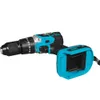 21V Brushless Electric Drill Powerful 115N/M 1m Impact Cordless Drill Drillable Ice Power Tool For Ice Fishing 210719