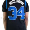 Nikivip MEN WOMEN custom any name any number YOUNTH custom black XXS-6XL Jesus Shuttlesworth Black Basketball Jersey