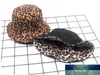 Leopard обратимый женский ведро шляпа хип-хоп напечатанные женщины летняя шляпа крышка наружная рыбалка леди Панама повседневная женская крышка Sunhat заводская цена цена эксперт дизайна качества