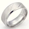 Benutzerdefinierte Gold Silber Schwarz Edelstahl Ring Frauen Männer Schmuck Mode Verkauf Versprechen Ringe Titan Schmuck
