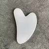 DHL Cleaning Colors Natural Jade Gua Sha Scrape Board Masaż Rose Quartz Guasha Kamień do Szyi na twarzy Neck Scre Wrinkle Remover Beauty Care Tools