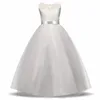 Girl039s платья детское платье принцессы праздничная одежда для девочек нарядное детское длинное фатиновое свадебное платье с цветочным принтом одежда для малышей 5 8 10 Yea4420831