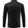 Adulte Real Madrid manteau noir sport costume à manches longues hommes039s petit pied pantalon à glissière apparence de football pull6750658