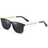 Солнцезащитные очки Pro 2022 Дизайн бренда Мужчина Поляризованные винтажные квадратные солнцезащитные очки езды на вершине
