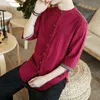 Roupas étnicas estilo chinês camisa masculina de manga meia casual masculino homem homem roupas de linho 2022 túnica top 5xl