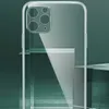 Schlanke, dünne, transparente, weiche TPU-Telefonhülle, Gel-Kristall, stoßfeste Rückseite mit Staubstecker für iPhone 12 Mini 11 Pro X XS Max XR 7 8 Plus