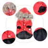 Hundkläder Pet Winter Clothes Warm Cotton Coat Jacket Windproof Hoodie Puppy Costume For Chihuahua Yorkie Cat Clothing