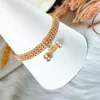 Óssea de strass moda gato colares para animais de estimação Acessórios para cão colarinho de estimação coleira de ouro e rosa ouro s m l 3 tamanho xd24540