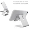 Tablette de bureau en aluminium support de téléphone portable Table cellule pliable étendre Support de bureau pour IPhone IPad réglable