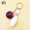 Creative Collectable Bowling Keychain Bag Pendant Sport Activity Supplies Key Ring Tillbehör Arena Club Presenter