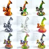 5inches mini Silicone Bong Printing color portable Water Pipes Removable recycler bongs DAB RIG for smoker