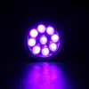 9 LED Mini Aluminium UV Ultra Violet Flashlight Torch Light Lamp Invisible Blacklight Detection Ink Marker7222619