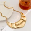 Vintage Statement 2022 Maxi Metal Pendant Choker Necklace for Women African Gypsy Gold Color Chain Punk Jewelry Gifts