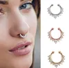 C-shaped Nose Ring Stainless steel Non-perforated False Nose Rings Sterling Silver Jewelry for Women