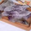 1000g 20-60mm natural áspero verde e roxo ametista de quartzo pedra de cristal de pedra crua varinha ponto de cura vara mineral espécimaria artesanato artesanato